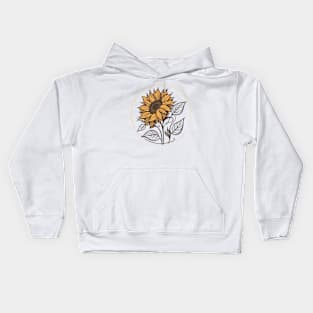 Sunflower logo Kids Hoodie